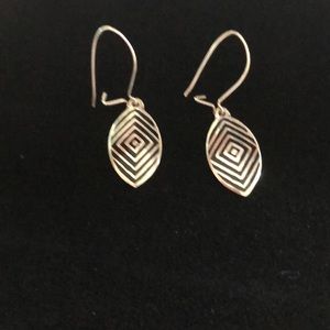 “Siam Sterling” Silver drop dangle Earrings